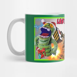 Catching Slimer on christmas Mug